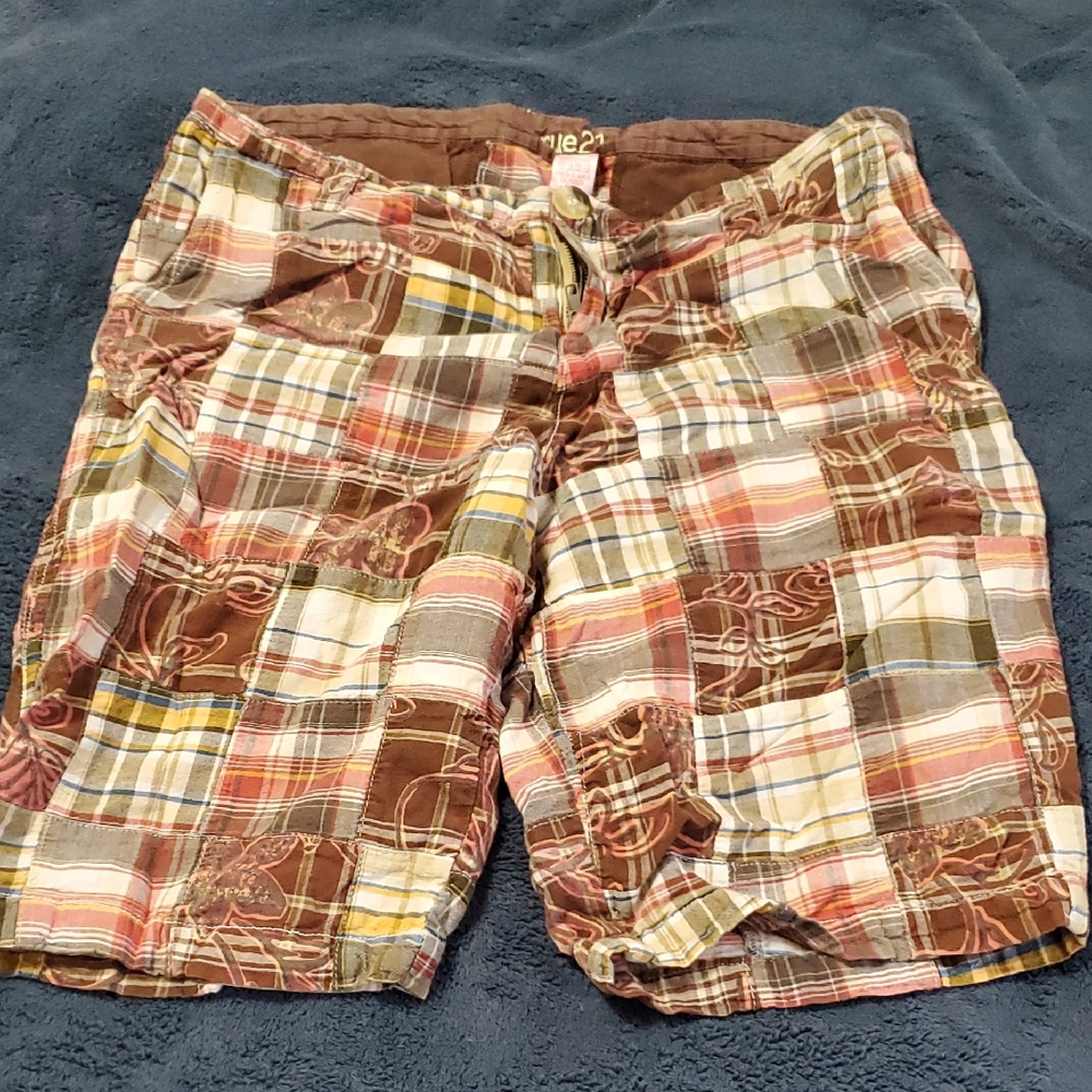 Rue21 Multicolor Plaid Men's Shorts